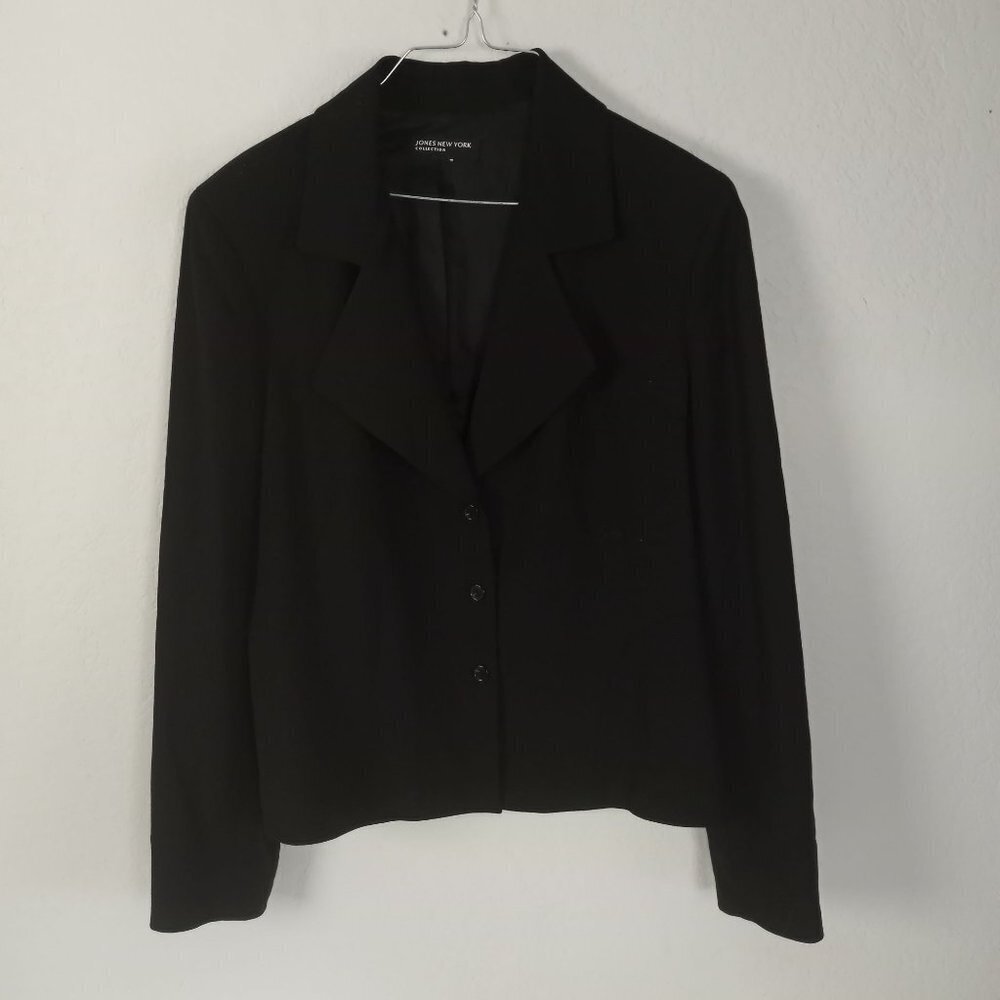 Jones New York Jacket Blazer 3 Button Size Medium M Career - Picture 3 of 6